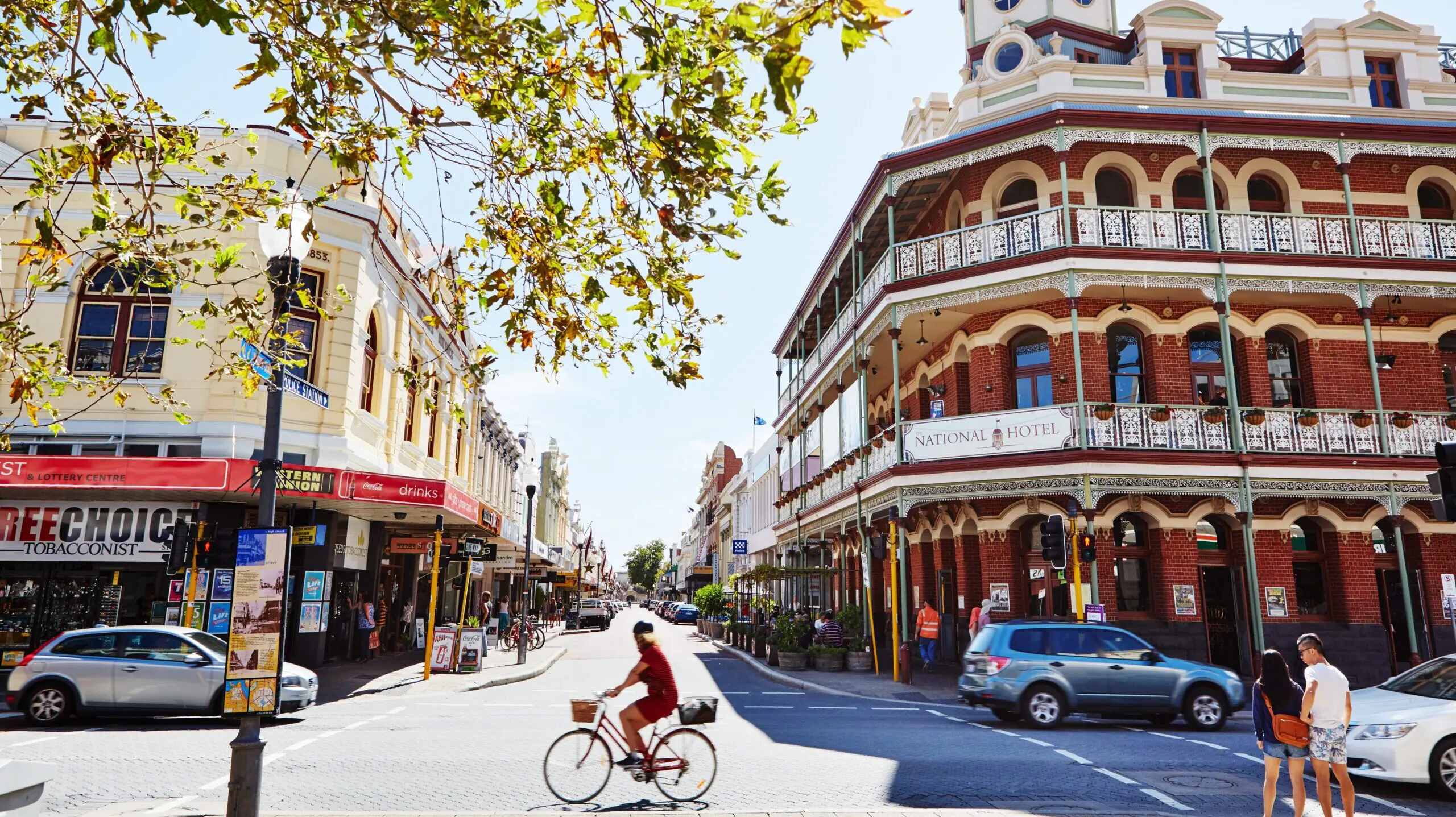 View down High Street in Fremantle.